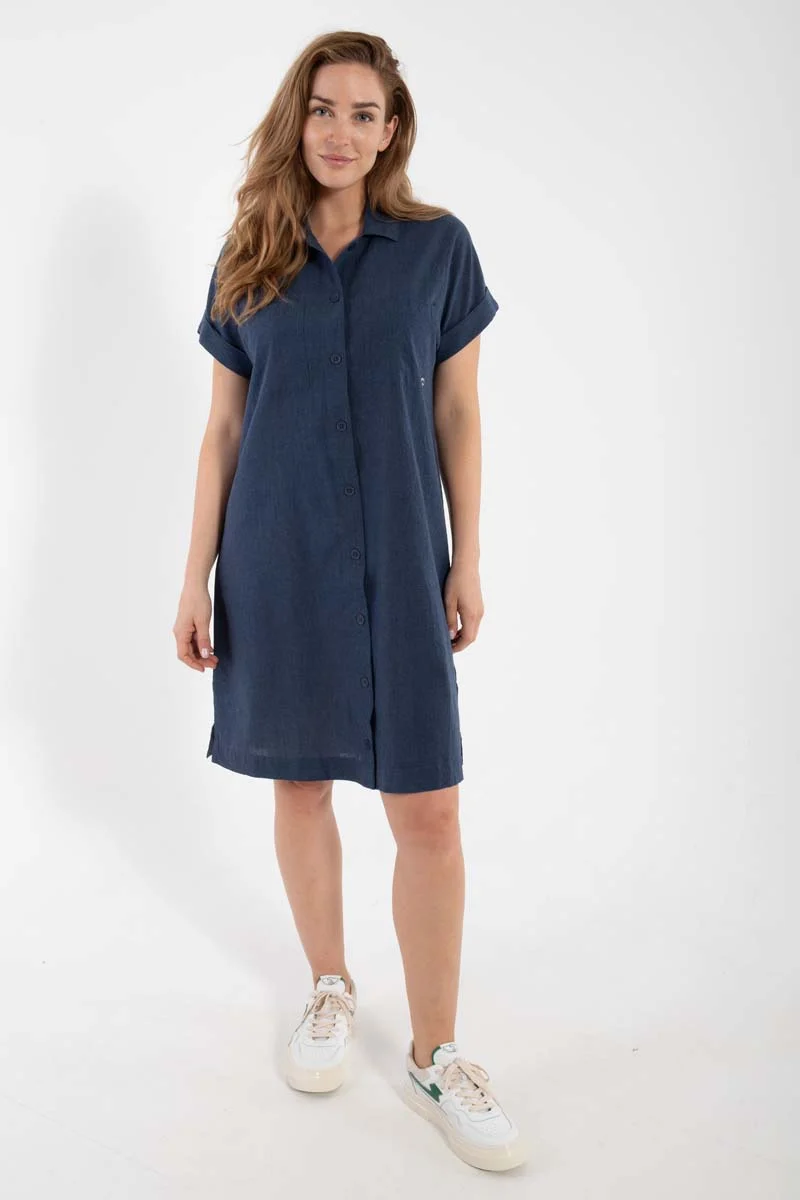 Danerrand Chambrey Dress Dark Chambrey