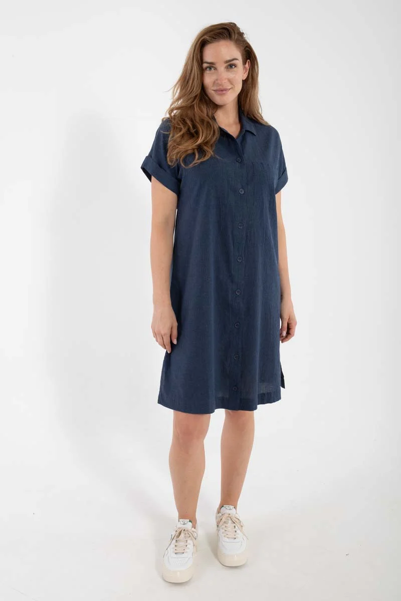 Danerrand Chambrey Dress Dark Chambrey