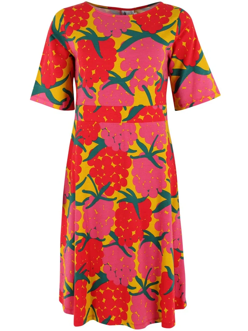 Daneviborg Cotton Dress Yellow MAXIBERRY
