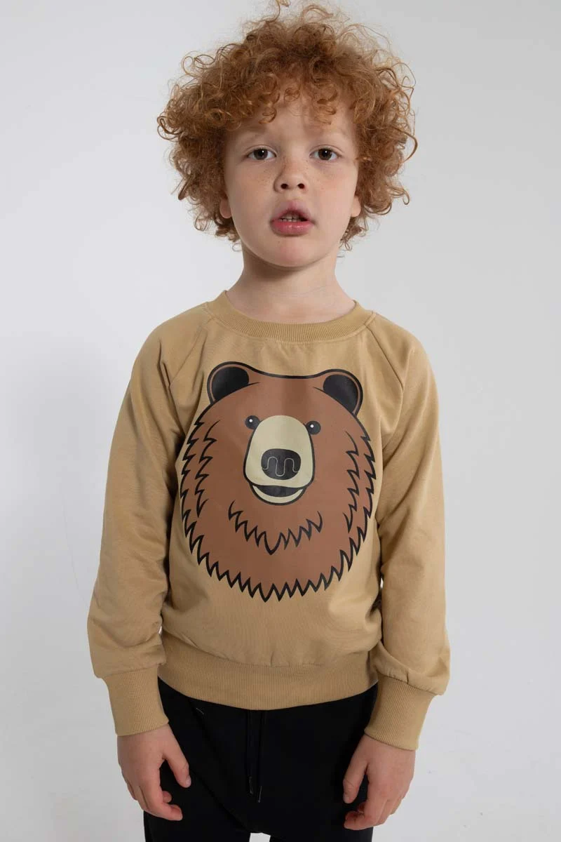 Dyrbellow Sweat Beige BRUN BJOERN
