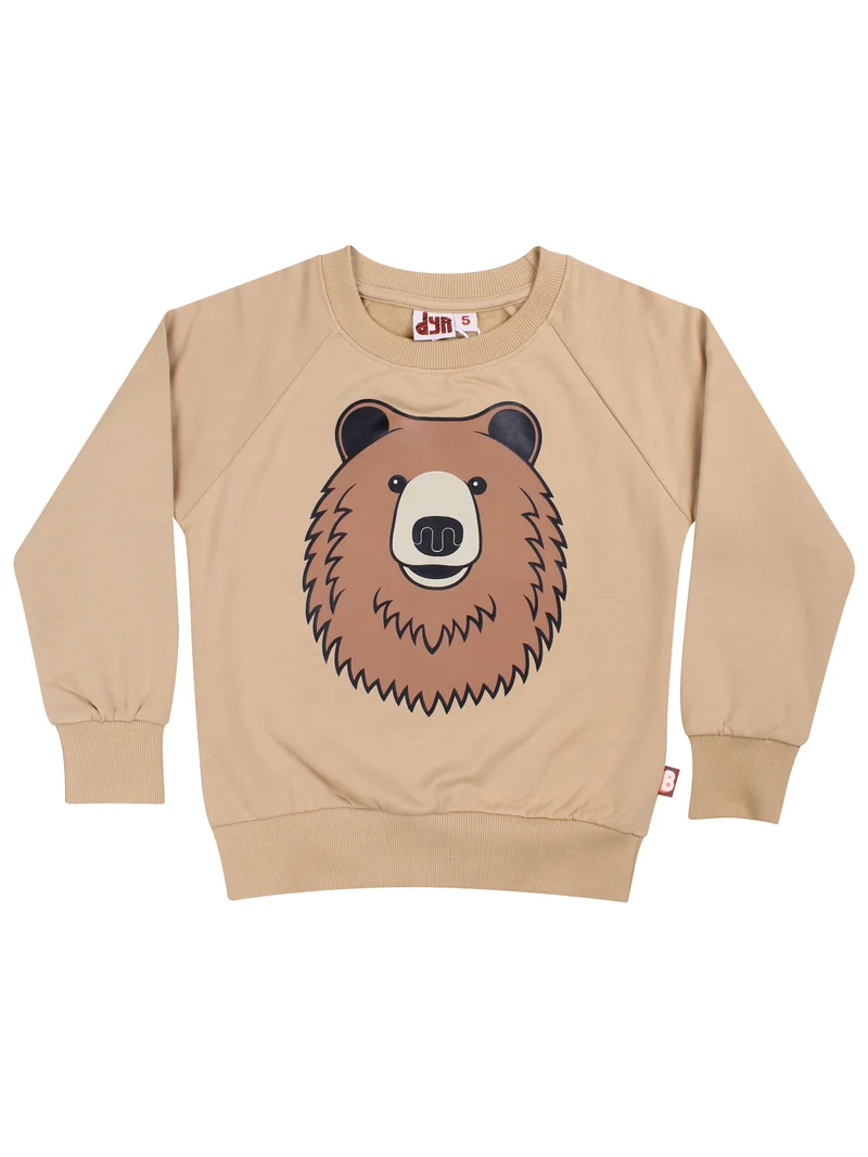 Dyrbellow Sweat Beige BRUN BJOERN