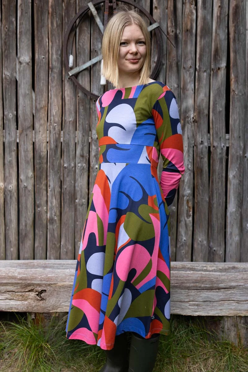 Danesigrid Interlock Dress Dk Navy TROPS