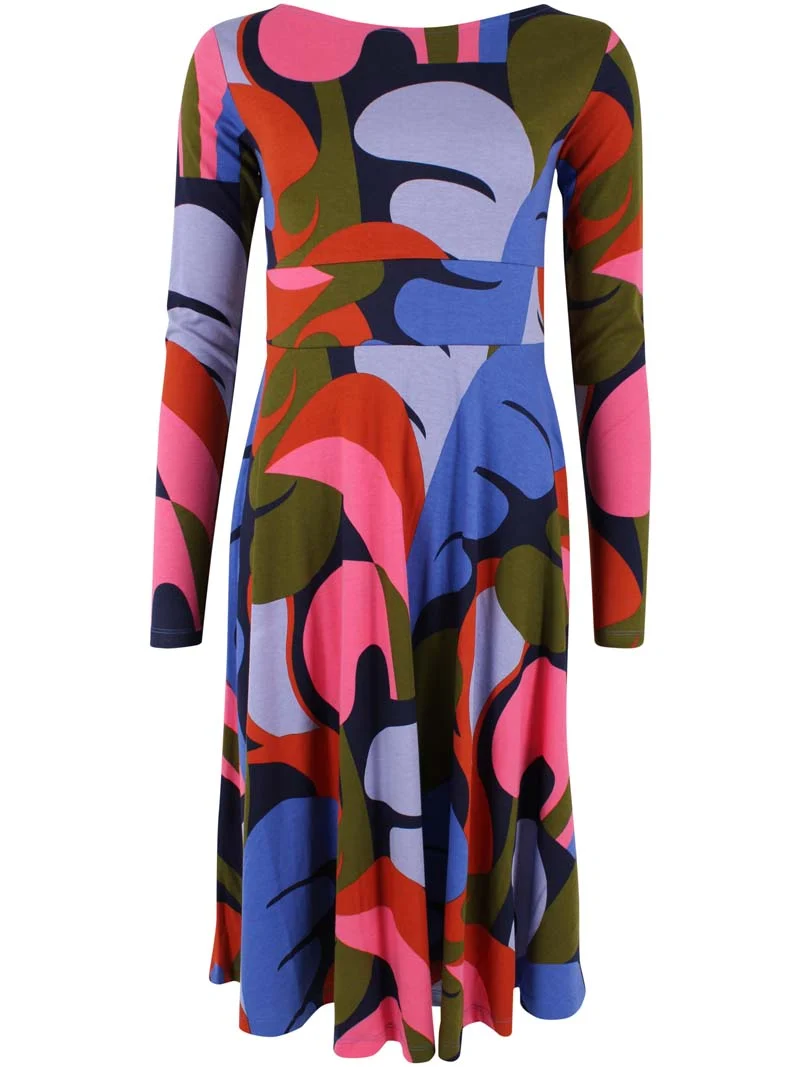 Danesigrid Interlock Dress Dk Navy TROPS
