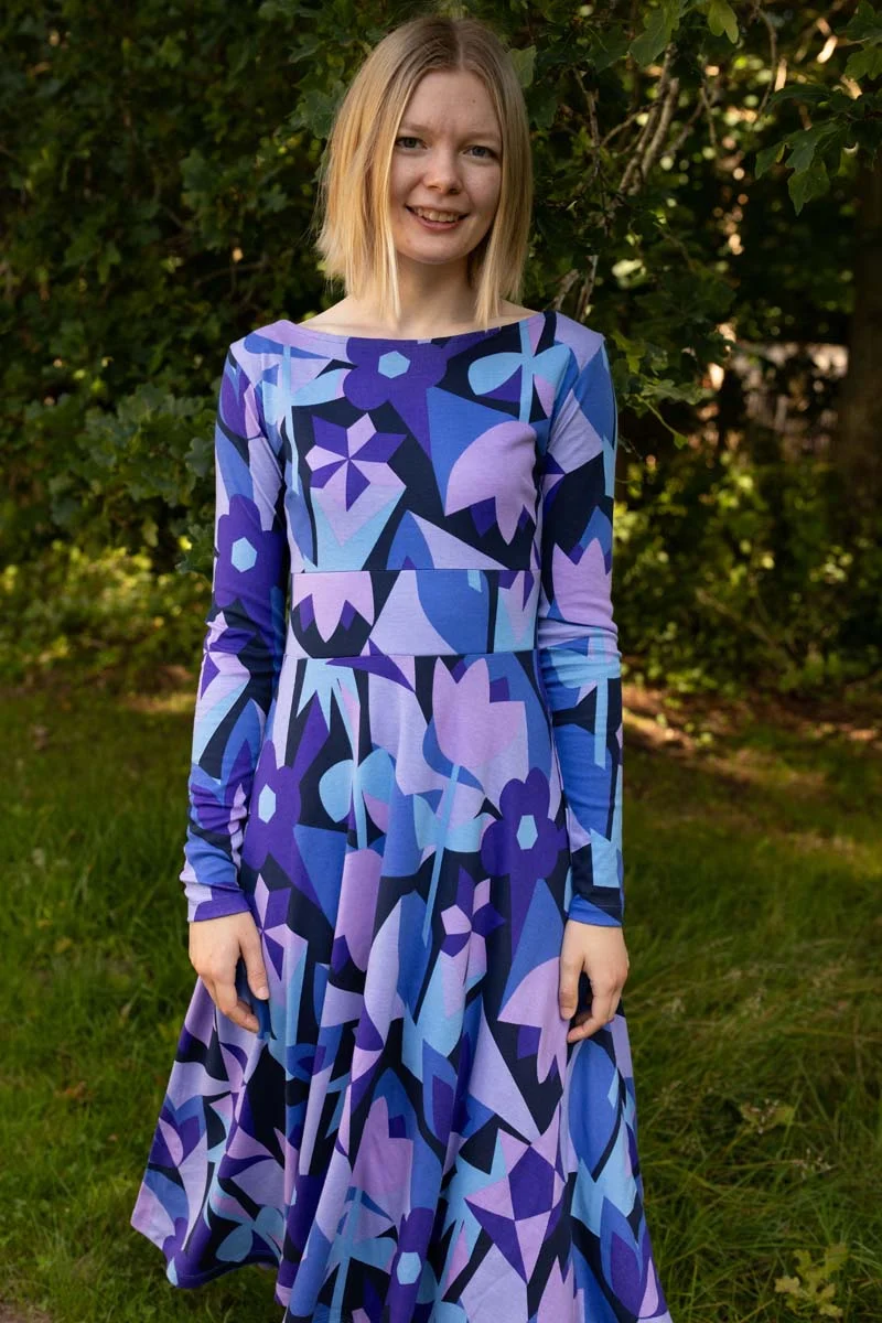 ORGANIC - Danesigrid Interlock Dress Dk Navy GEOFLEUR