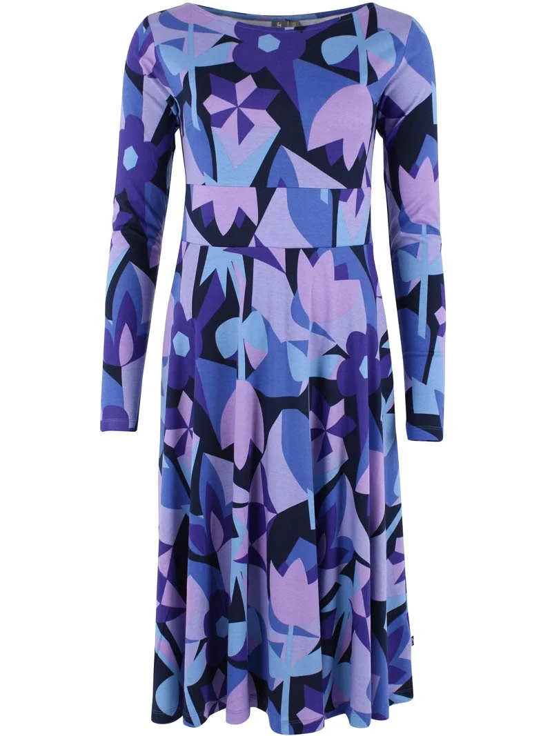 ORGANIC - Danesigrid Interlock Dress Dk Navy GEOFLEUR