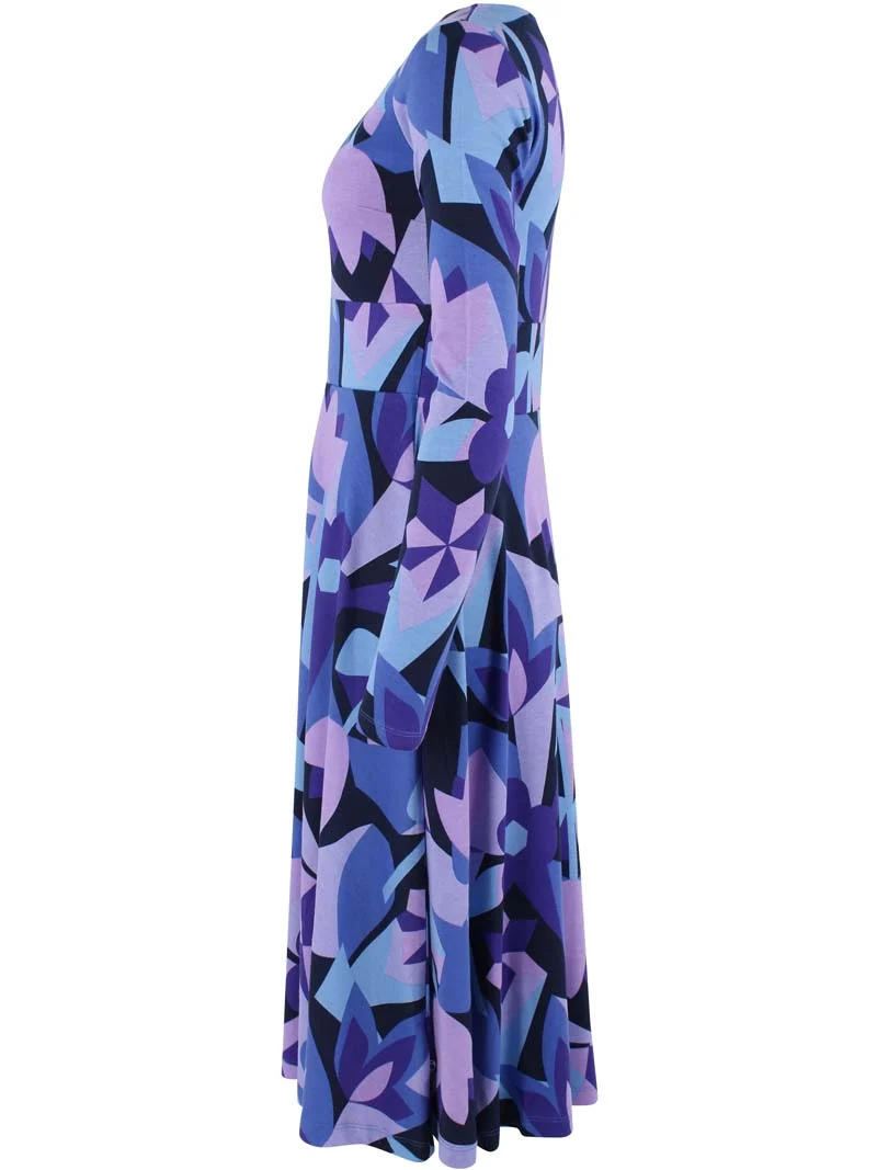 ORGANIC - Danesigrid Interlock Dress Dk Navy GEOFLEUR
