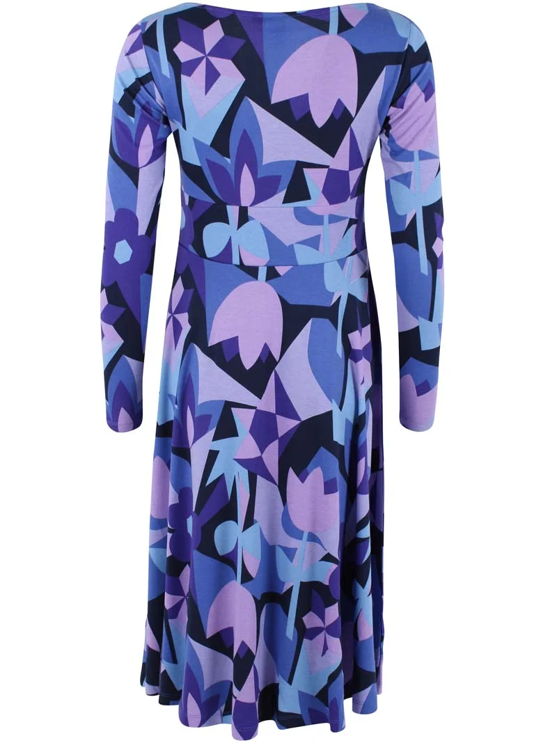 ORGANIC - Danesigrid Interlock Dress Dk Navy GEOFLEUR