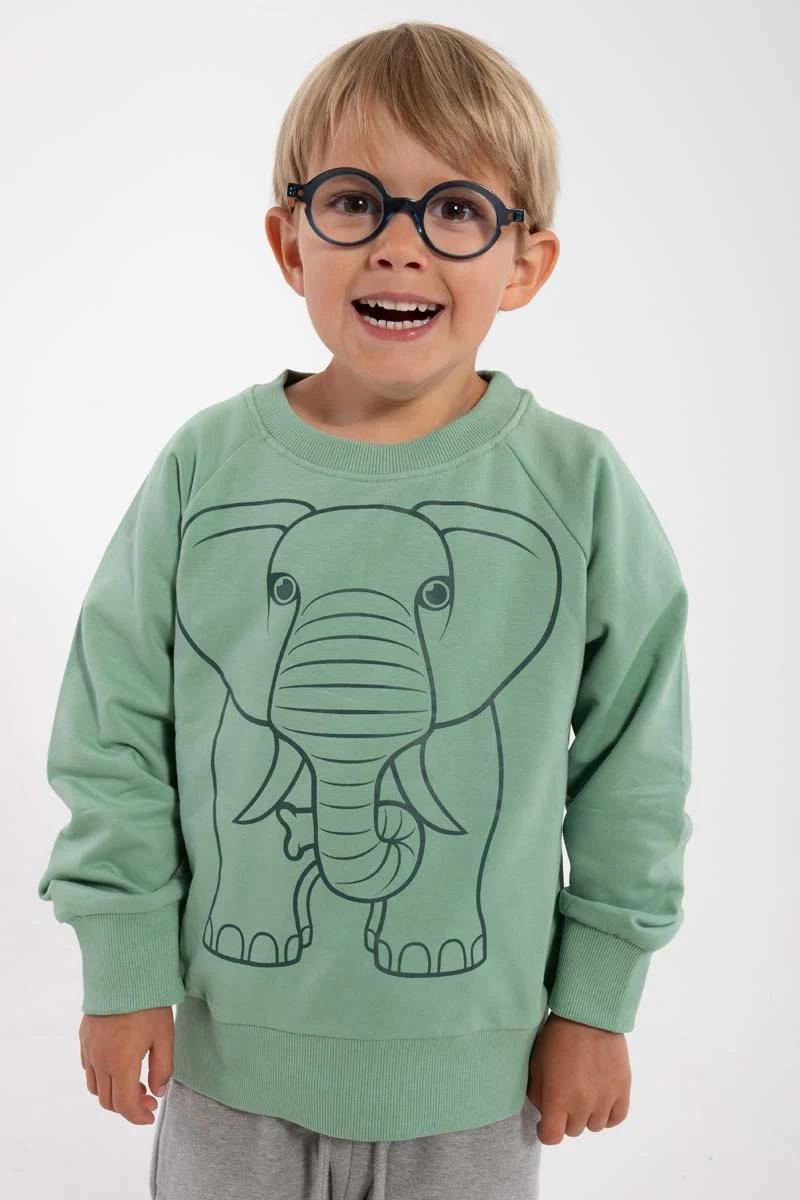 Dyrbellow Sweat Herb Green OUTLINE ELEFANT