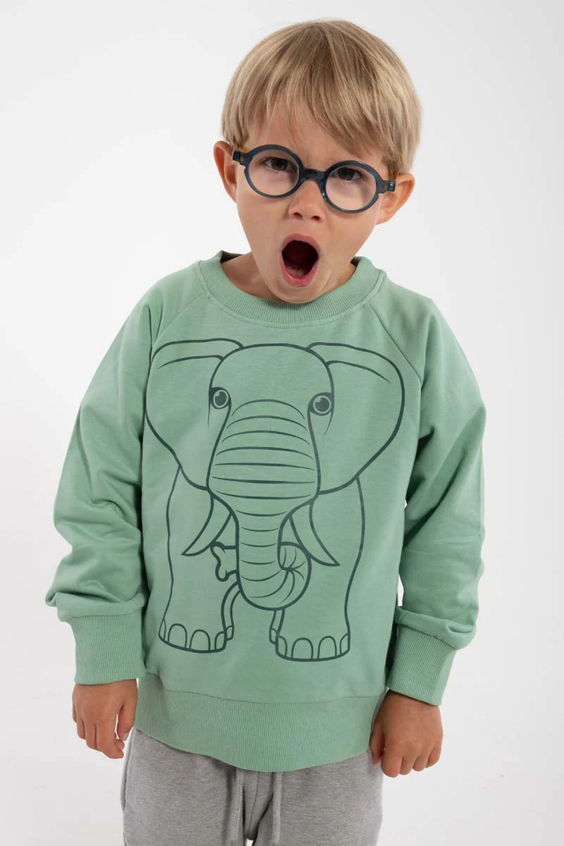 Dyrbellow Sweat Herb Green OUTLINE ELEFANT