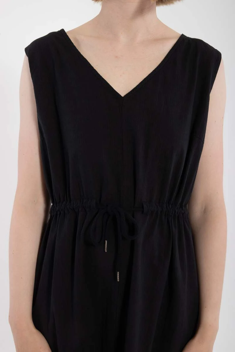 Danemimi Searsucker Dress Black