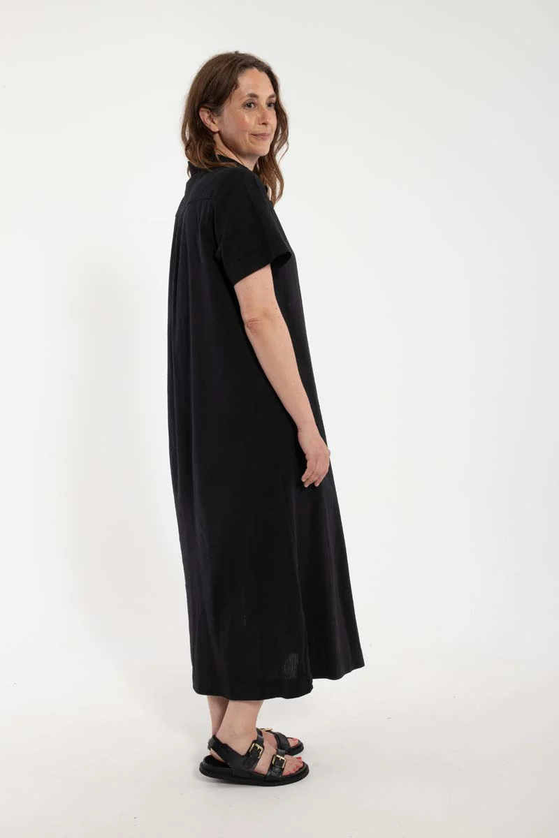 Danepippi SS Searsucker Dress Black