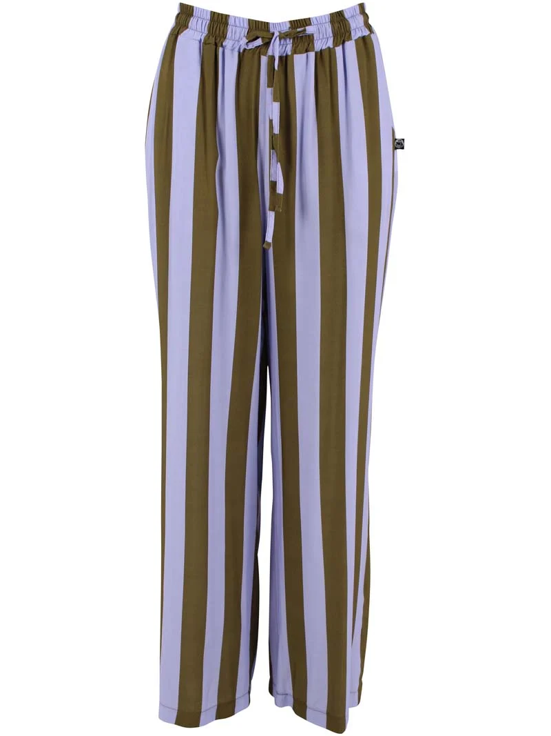 Danenynne Viscose Pants Lilla/Olive