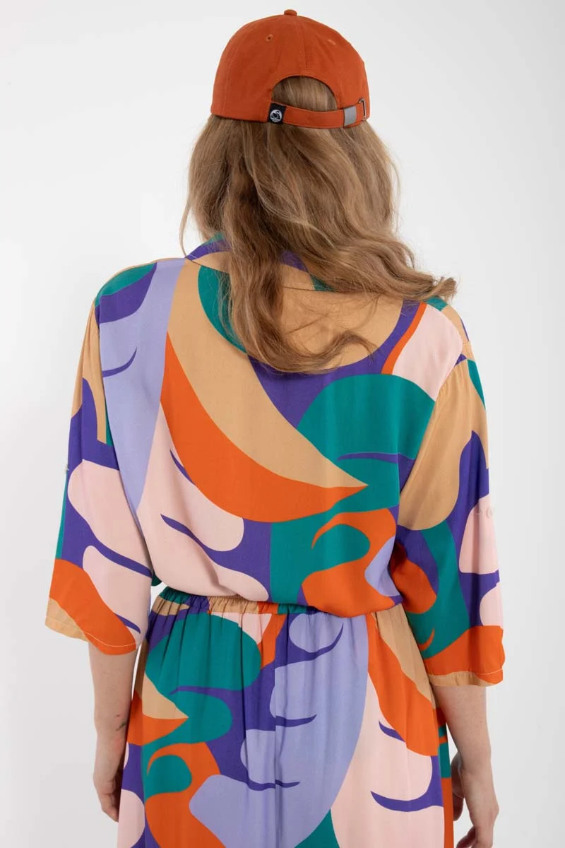 Danesolidary Viscose Shirt Cold Purple TROPS