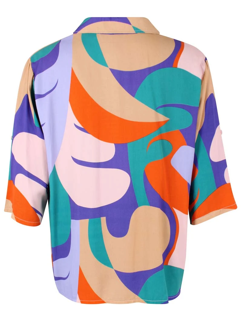 Danesolidary Viscose Shirt Cold Purple TROPS