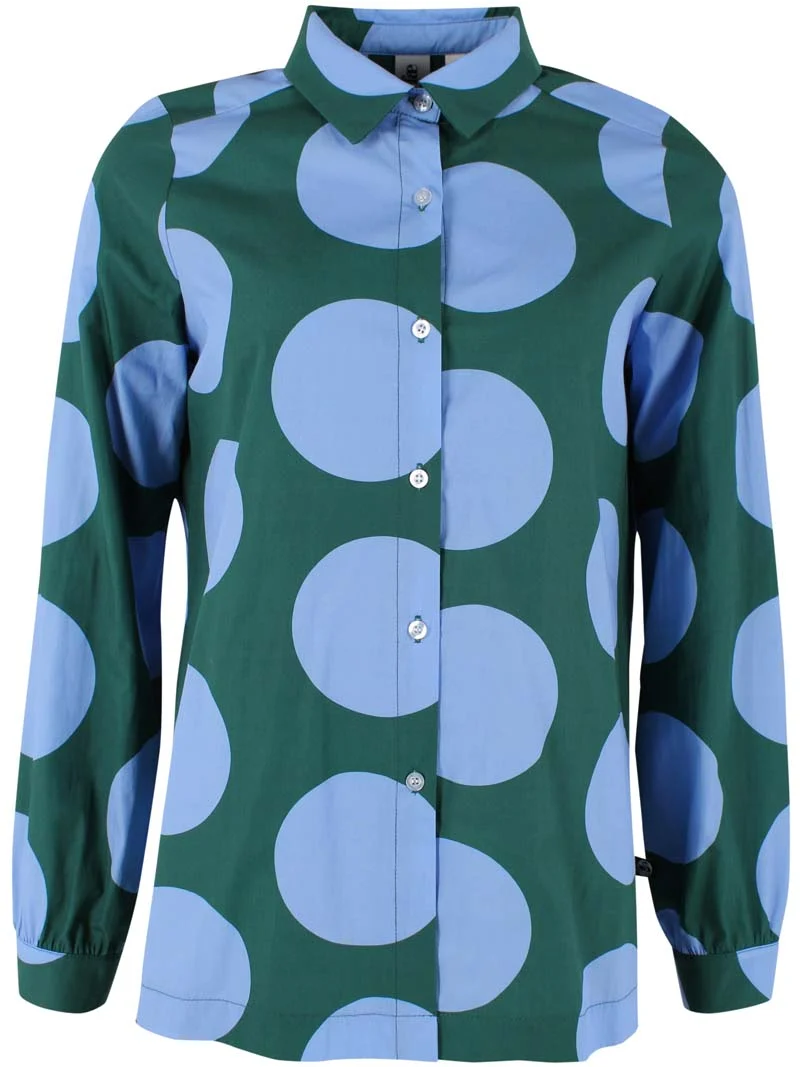 Danerosemary Smooth Poplin Shirt Verde DREAMYDOTS
