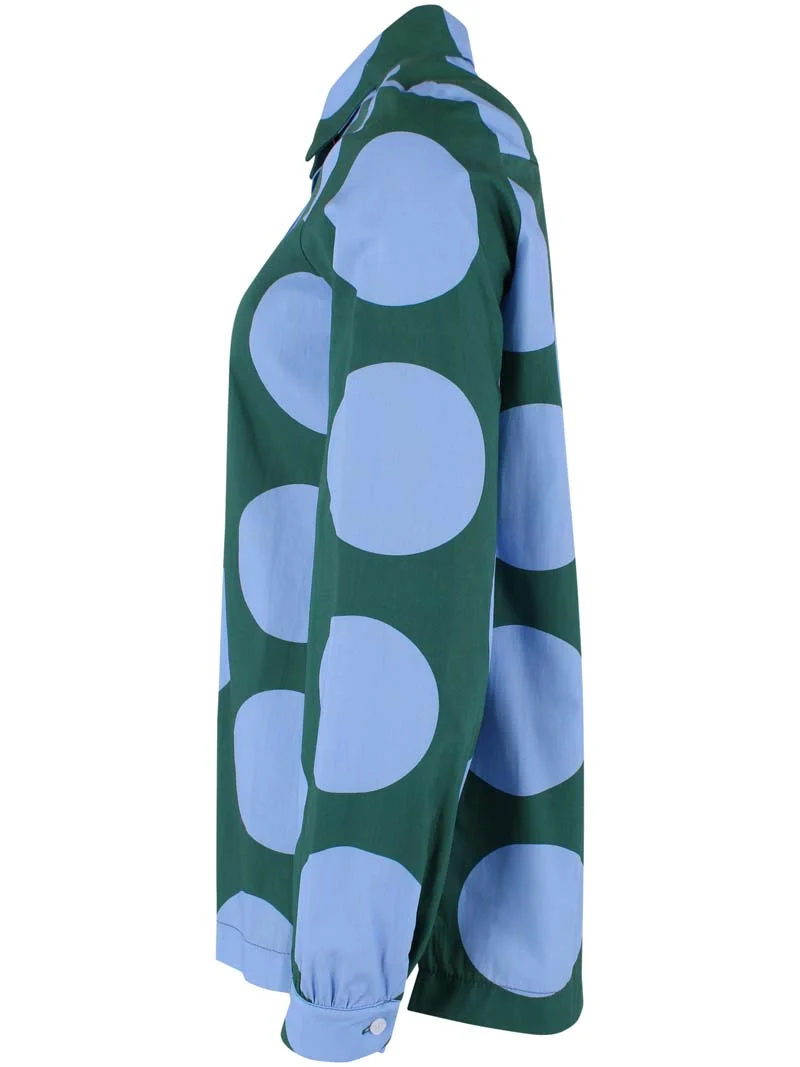 Danerosemary Smooth Poplin Shirt Verde DREAMYDOTS