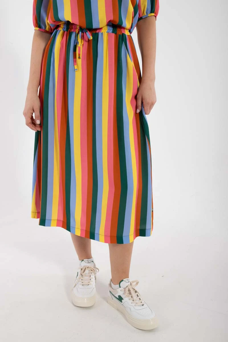 Danespresso Viscose Skirt Fruitful