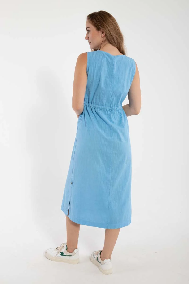 Danemimi Searsucker Dress Sky Blue