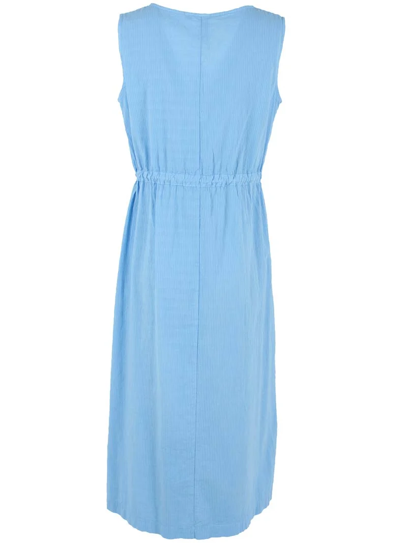 Danemimi Searsucker Dress Sky Blue
