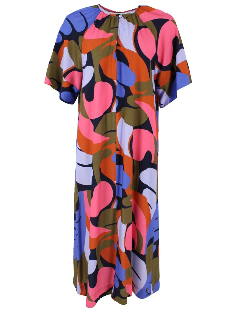Danehostess Viscose Dress Dk Navy TROPS