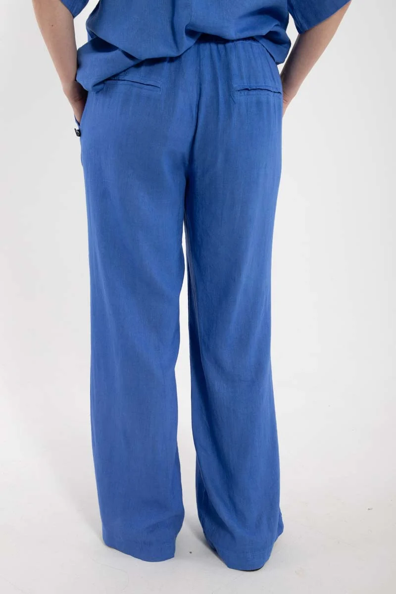 Danebreeze Modal Linnen Modal Pants Cold Blue