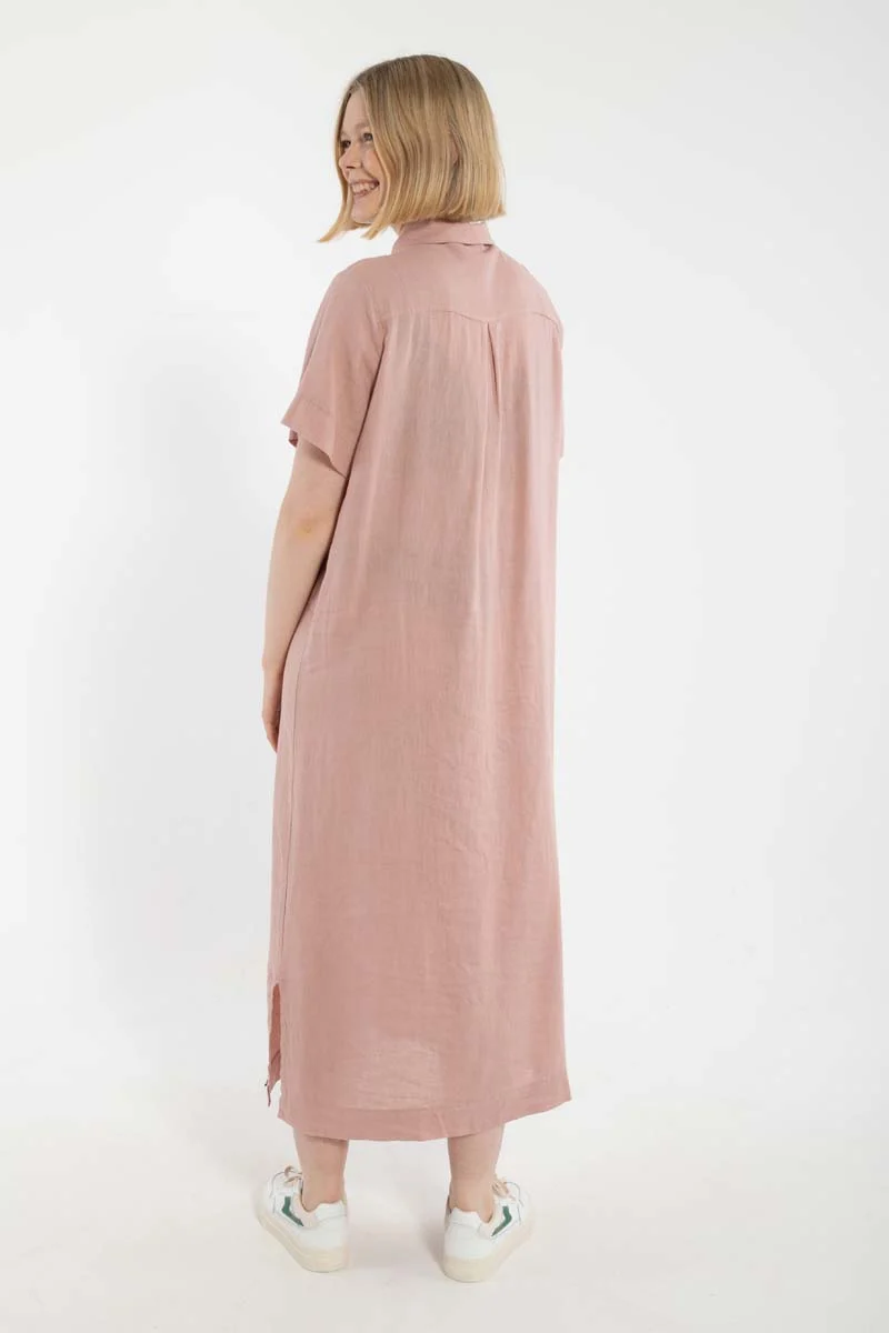 Danepippi SS Modal Linnen Dress Rose Beige