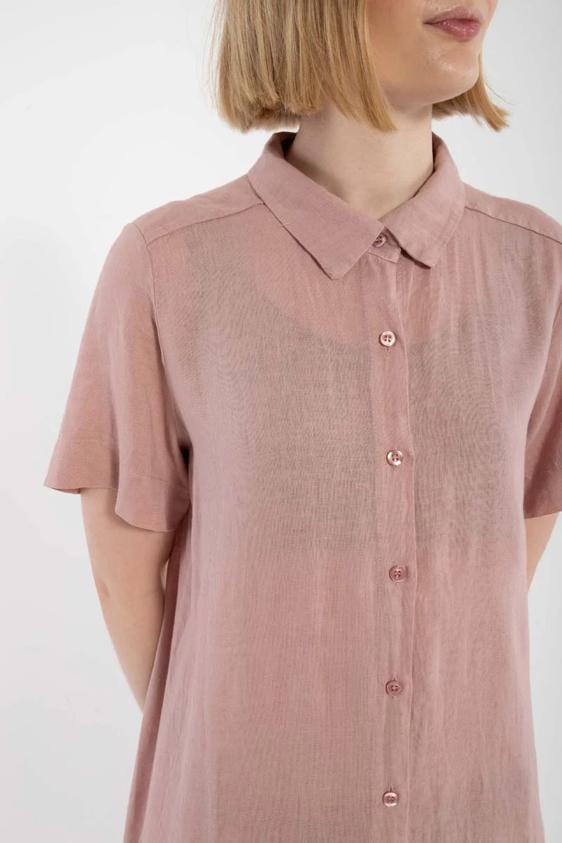 Danepippi SS Modal Linnen Dress Rose Beige