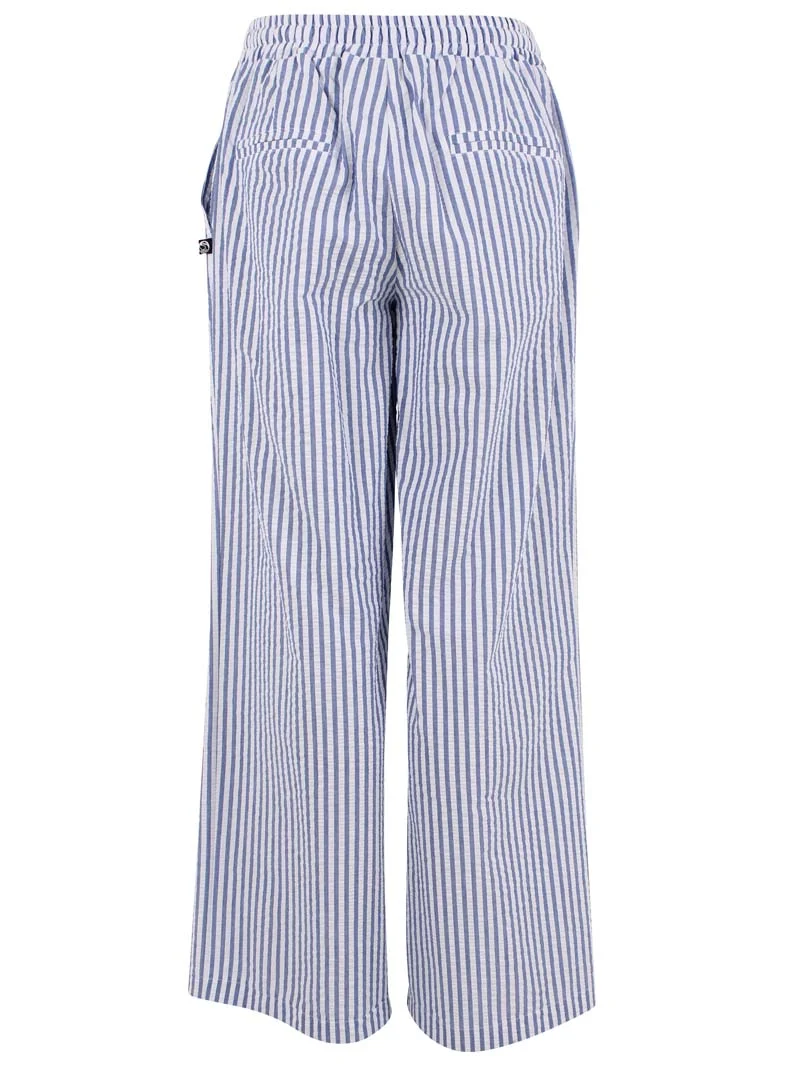 Danenynne Seersucker Pants Dk Navy/Chalk