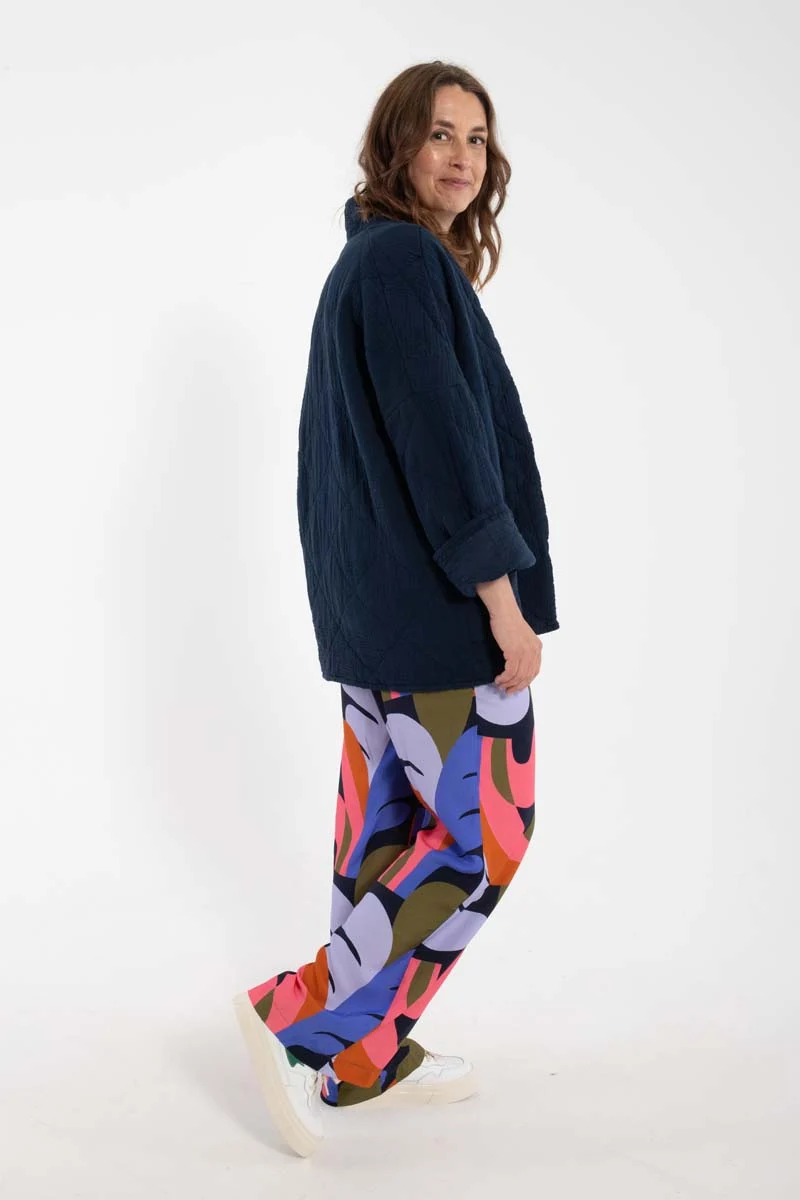 Danenynne Viscose Pants Dk Navy TROPS
