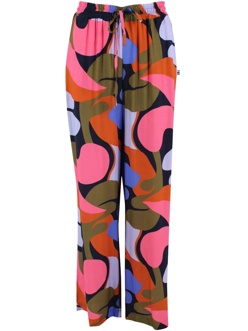 Danenynne Viscose Pants Dk Navy TROPS