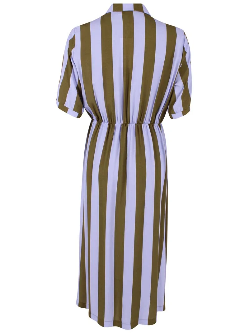 Daneguldhorn Viscose Dress Lilla/Olive