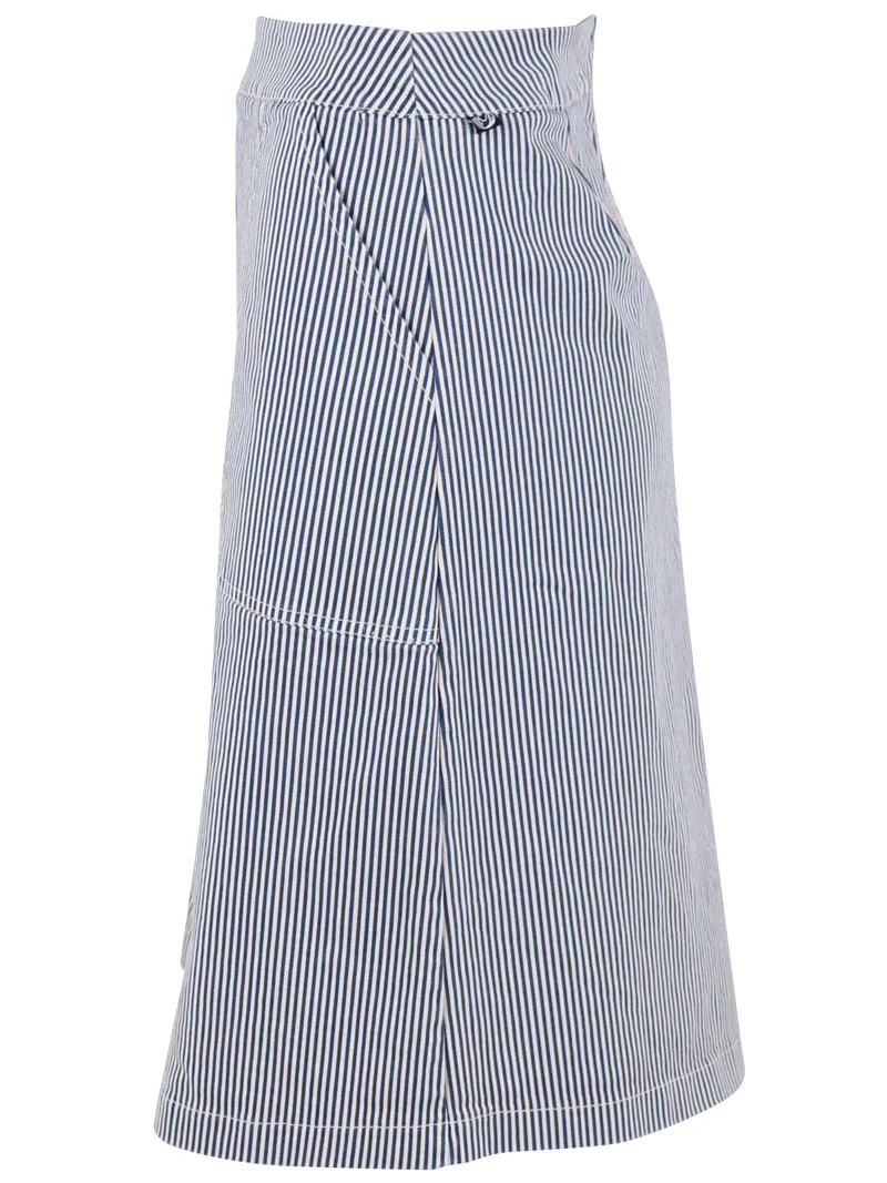 Danekage Stretch Canvas Skirt Dk Navy/Chalk