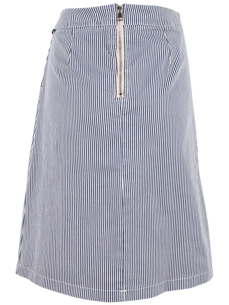 Danekage Stretch Canvas Skirt Dk Navy/Chalk
