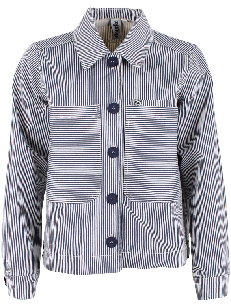 Daneprairie Stretch Canvas Jacket Dk Navy/Chalk