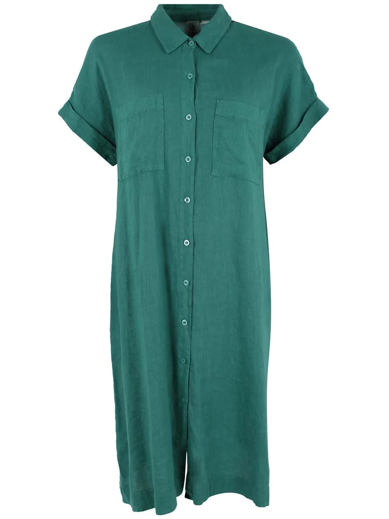 Danerrand Modal Linnen Dress Light Slate