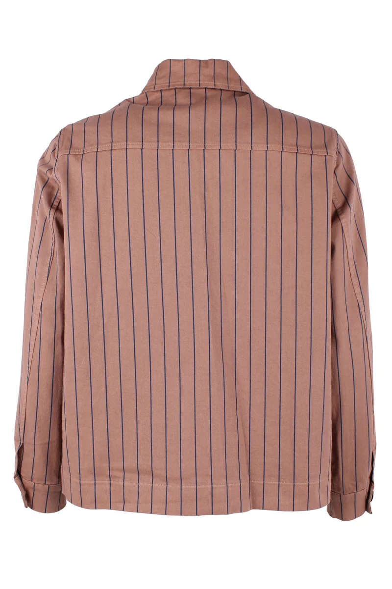 Daneprairie Stretch Canvas Jacket Rose Beige/Dk Navy