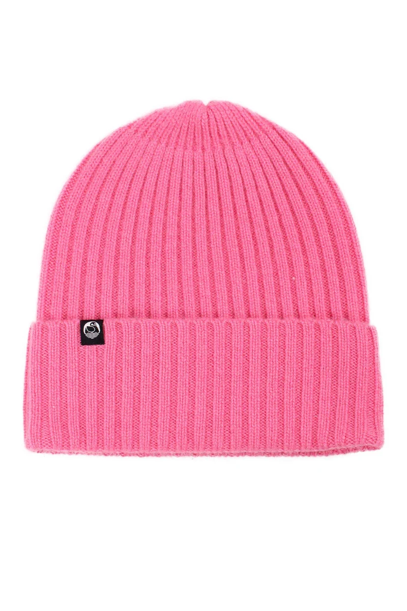 ESS - Cashmere Rib Beanie Wild Pink
