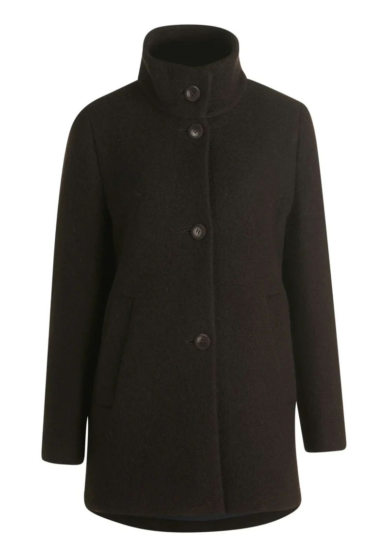 Wolljacke mit Stehkragen