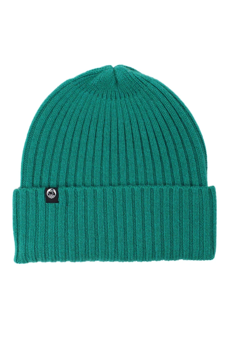 ESS - Cashmere Rib Beanie Garden Green