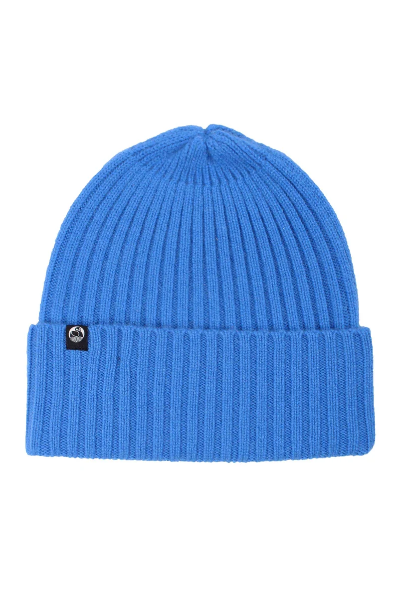 ESS - Cashmere Rib Beanie Bright Blue