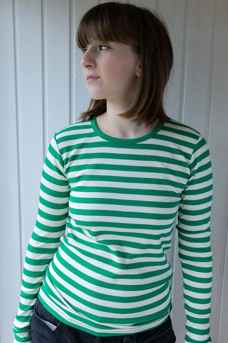 ESS - Danepartner LS Grass Green/Chalk