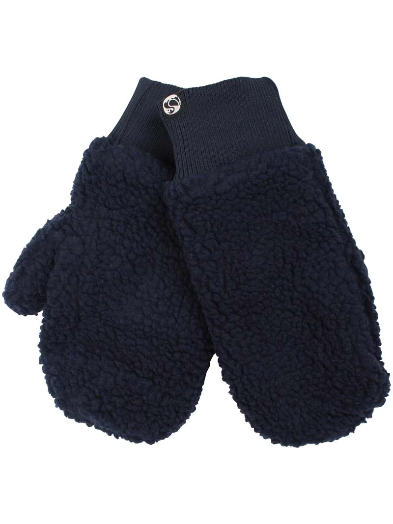 ESS - Danepuff Paws LADIES Fleece Mittens Navy