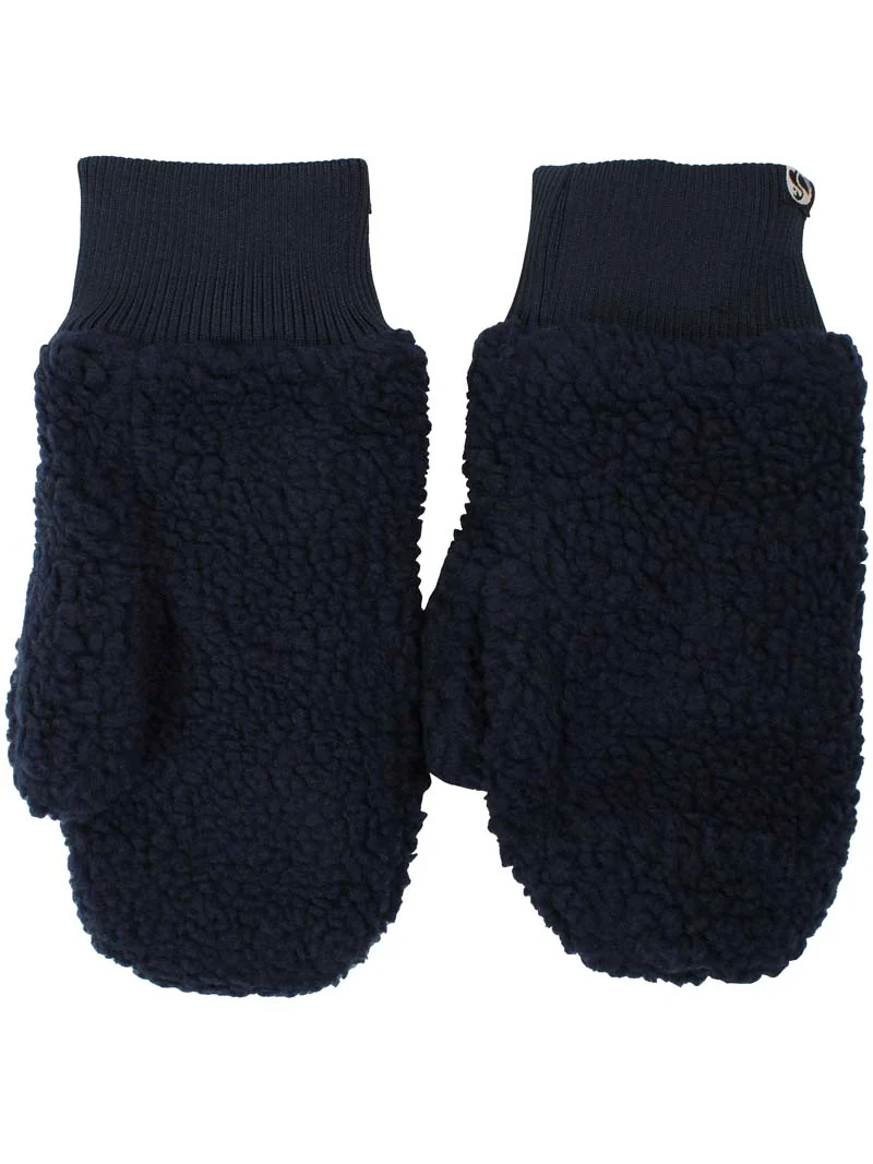 ESS - Danepuff Paws LADIES Fleece Mittens Navy