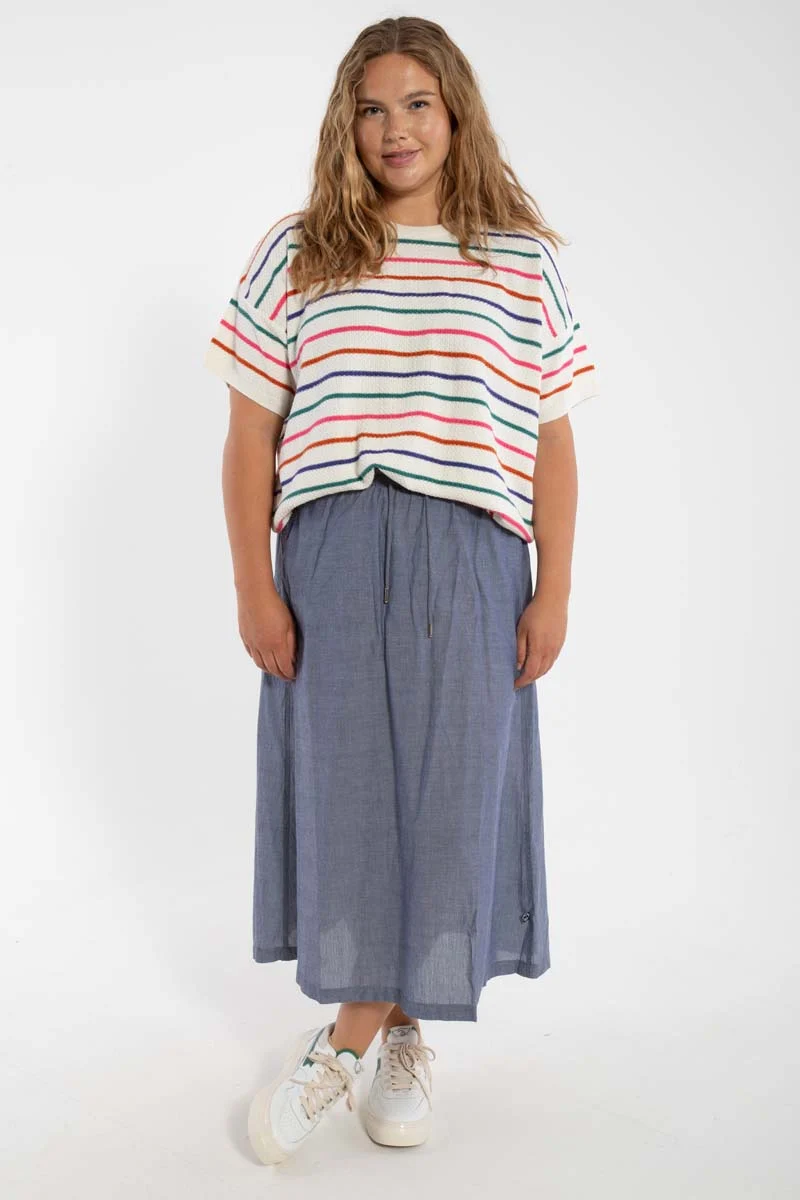 Danepopcorn Pearl Knit Sweater Tee Mellow Sailor
