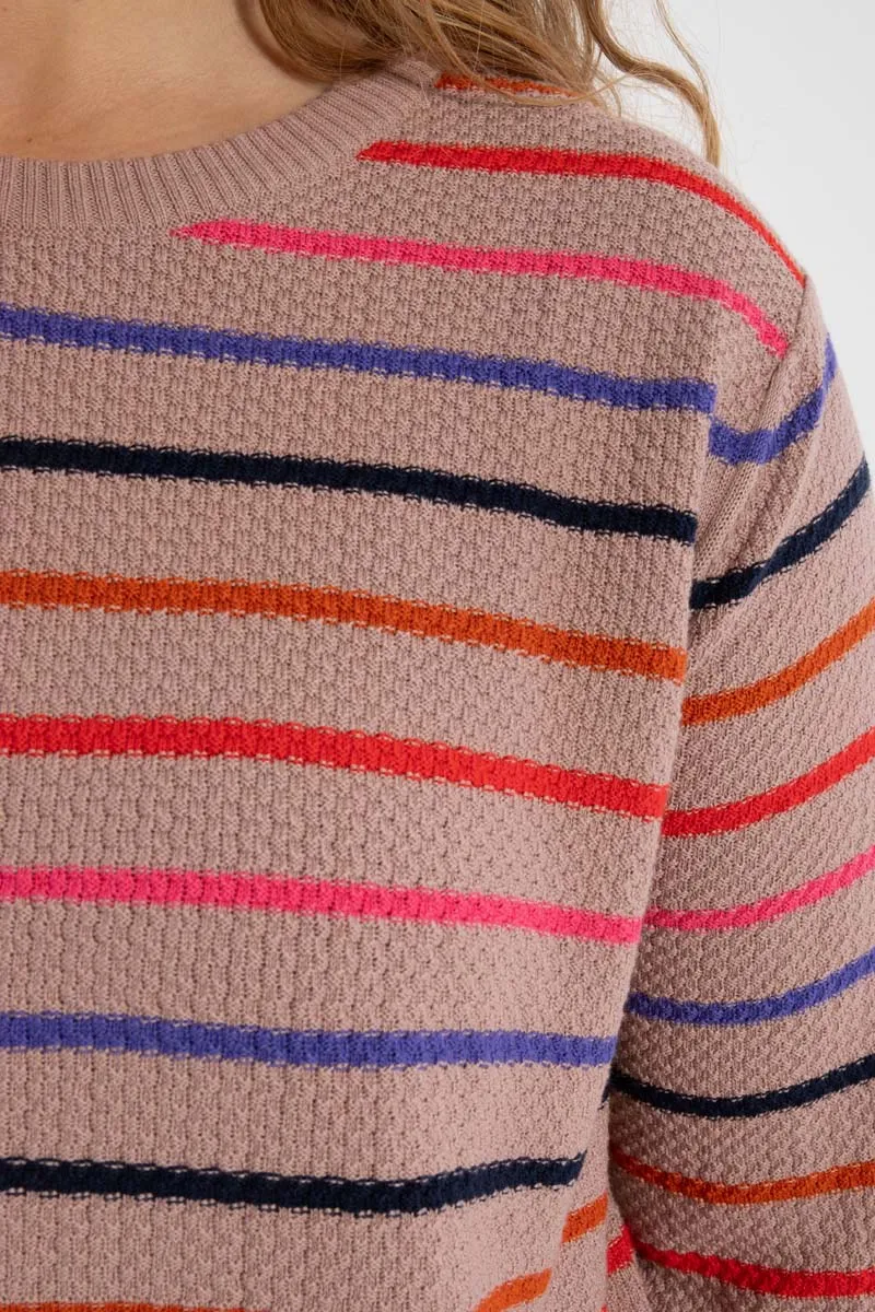 Danepearly Pearl Knit Sweater Dusky