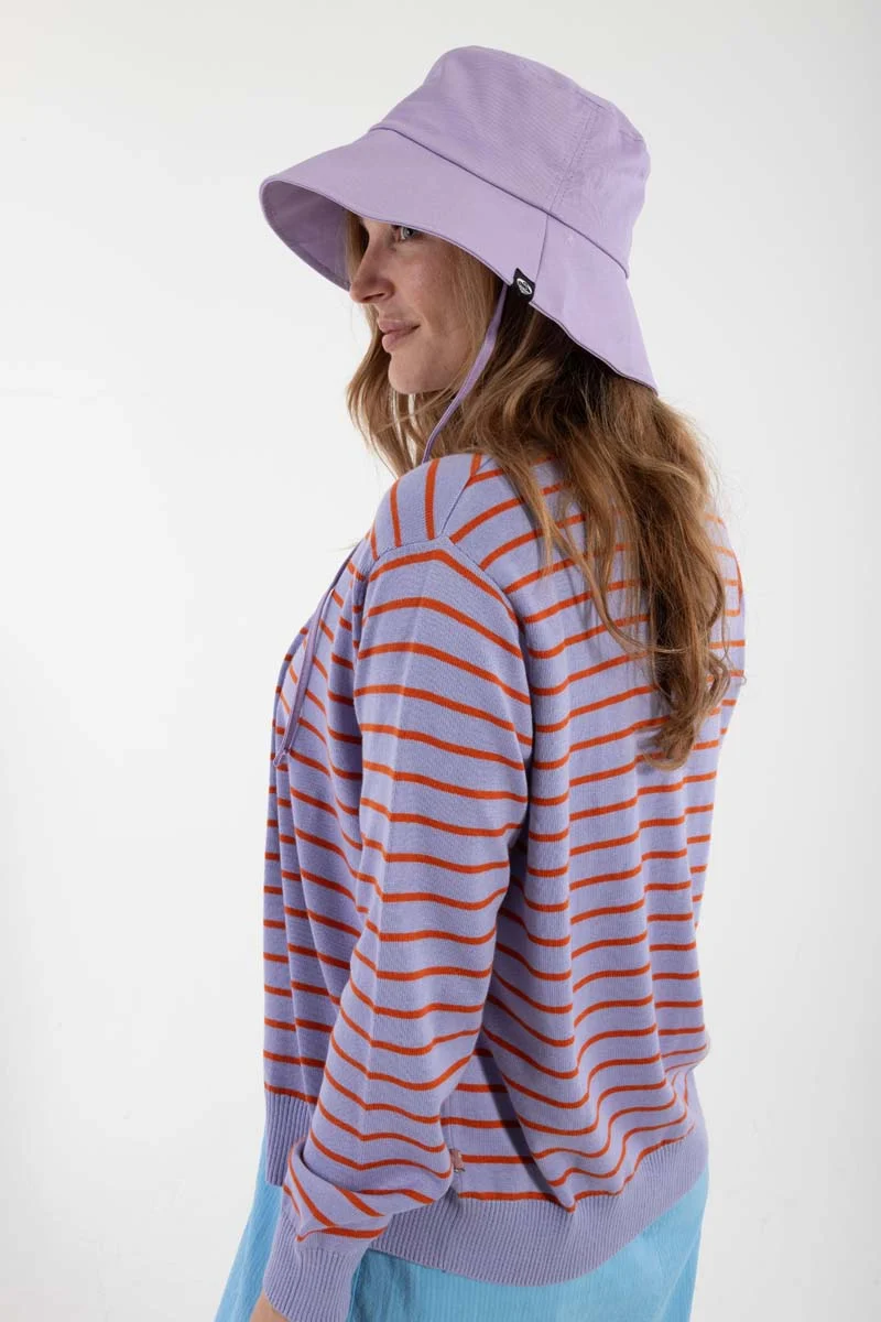 Danejolly Cotton Knit Cardigan Light Rust/Lilla