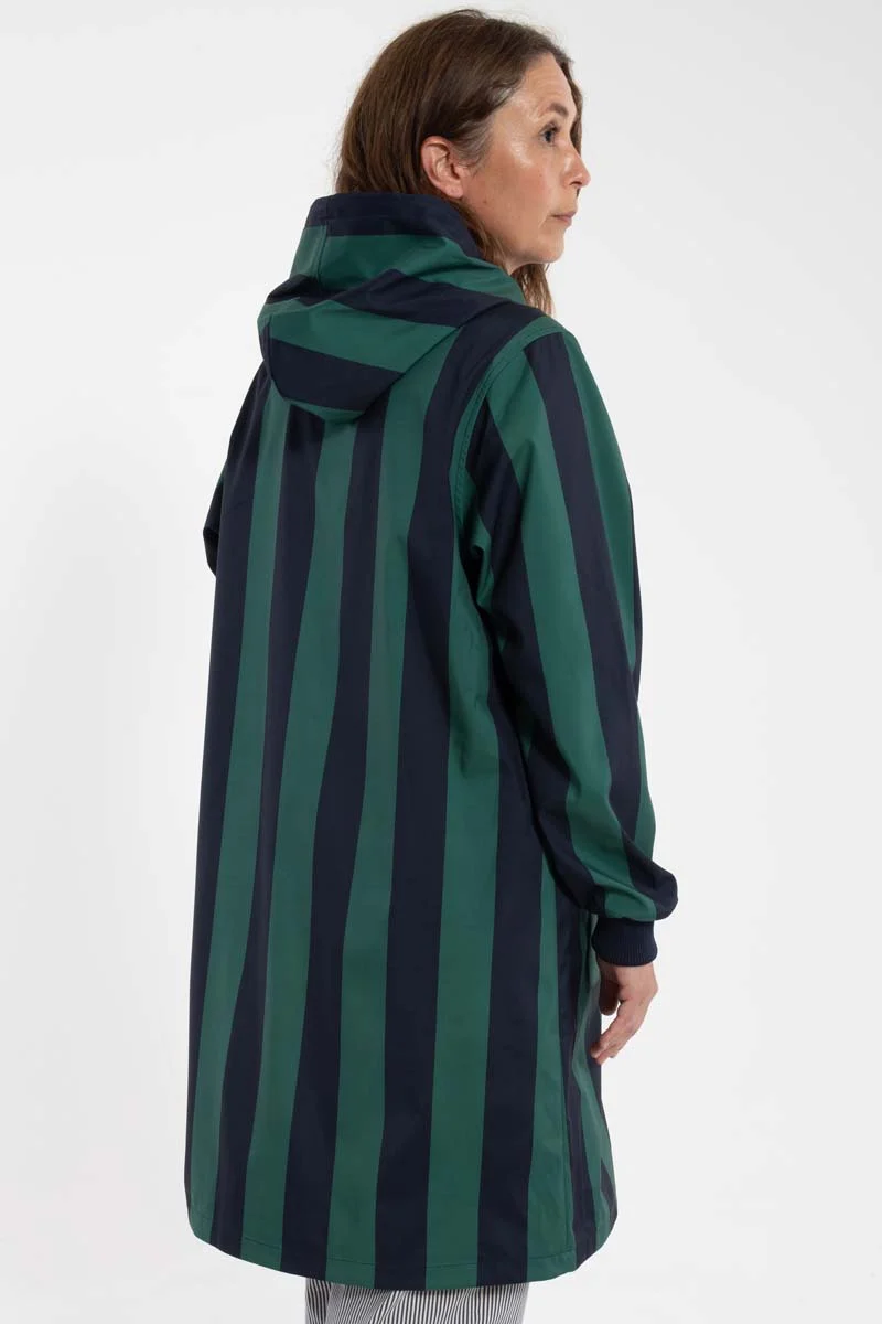 Danemarselisborg Brushed Shell Parka Dk Navy/Verde