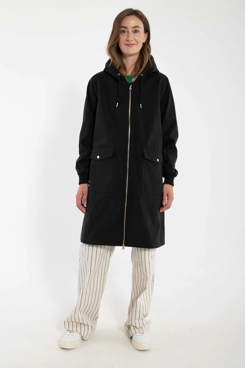 Danemarselisborg Brushed Shell Parka Black