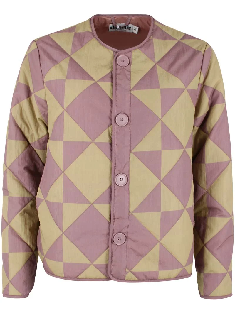Daneland AOP Thermo Jacket Dk Rose Beige/Beige DIAMETRIC