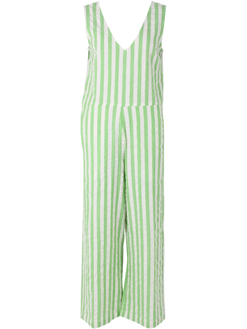 Danesolstice Searsucker Suit Bright Green/Chalk